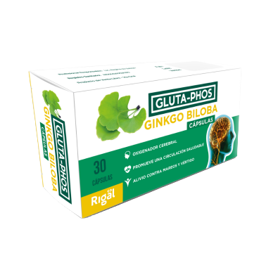 Gluta Phos Ginkgo Biloba Cápsulas Caja x 30 Cápsulas